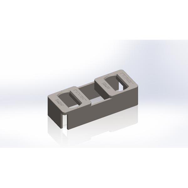 Выступающее двойное палубное гнездо ISO (CC=258 мм) — артикул DF-42(80) (RAISED ISO DECKSOCKET CC=258MM), аналоги: FE-01-2(80), FR-11A-258, RS 11.2(80), D1B-258, SF-2/258/110