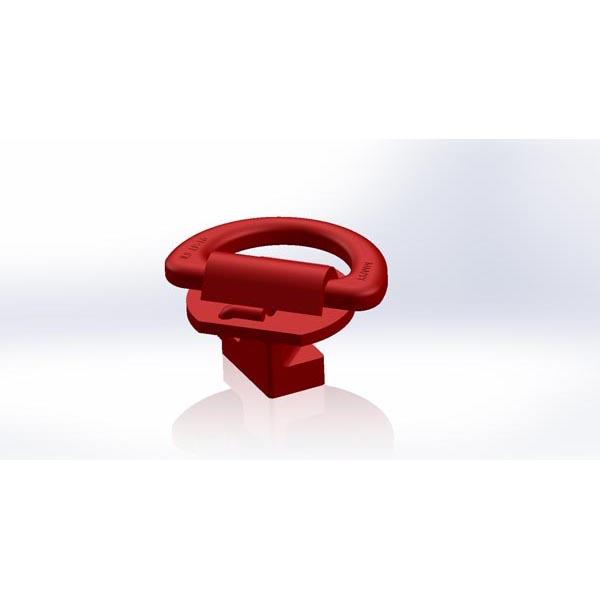 Съемное поворотное D-кольцо (Turnfoot D-Ring) MBL 40 т под гнездо ISO — артикул LP-16